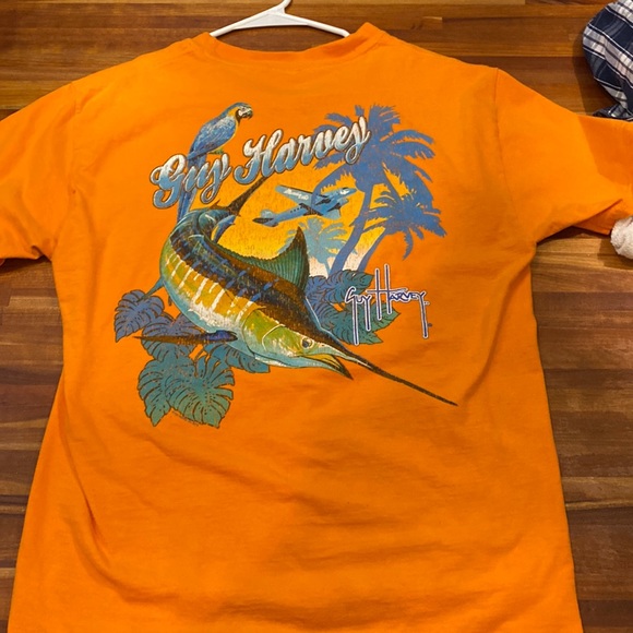 Guy Harvey Shirts Vintage Orange Guy Harvey Tee Poshmark